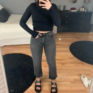 Curve love ultra high rise straight leg jeans